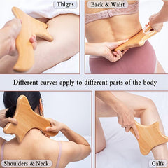 6-in-1 Wood Massage Tools for Body Shaping