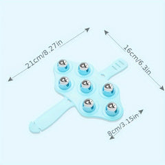 7-Bead Handheld Neck Massager with 7 Ball Massage Points