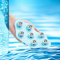 7-Bead Handheld Neck Massager with 7 Ball Massage Points