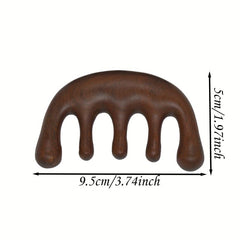 Sandalwood Massage Comb Acupoint Massager for Muscle Massage