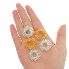 Finger Acupressure Rings - Stress Reducer Massager Fidget Ring