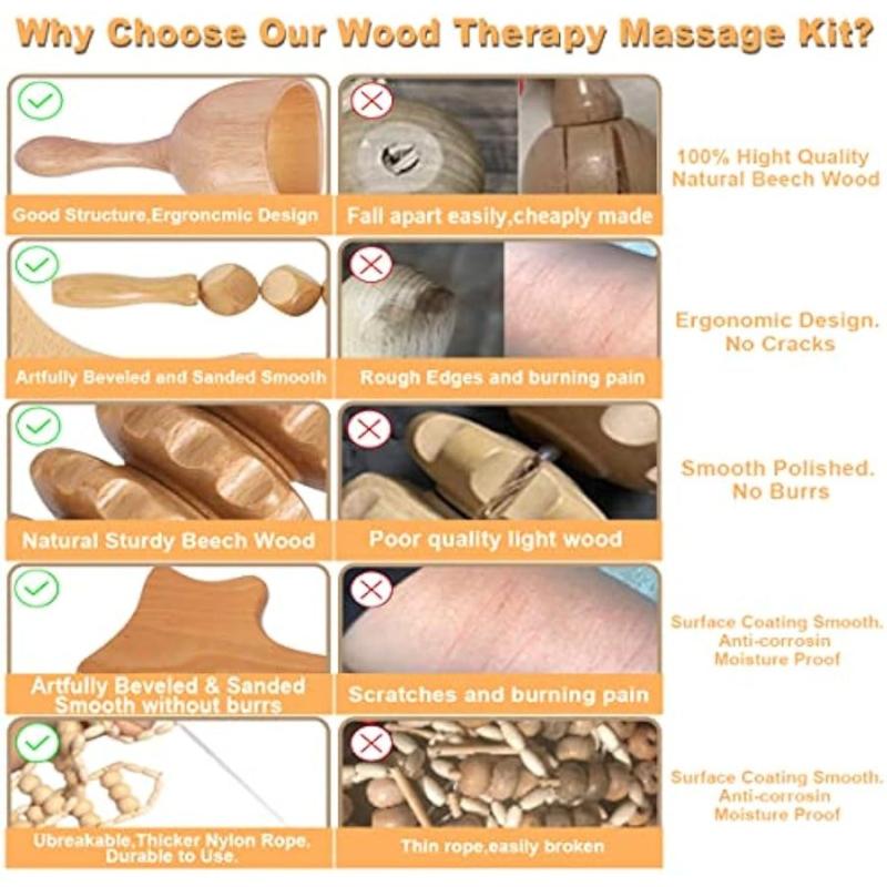 Wooden Massage Tools For Full Body Massage Body Shaping Body Contouring