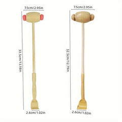 Wooden Body Massager Handheld Hammer for Self Massage
