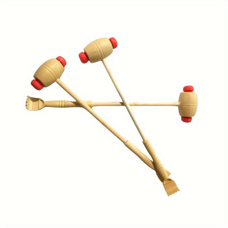 Wooden Body Massager Handheld Hammer for Self Massage