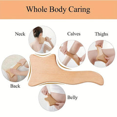 3pcs Wood Massage Tools Lymphatic Drainage Massager Body Sculpting Tool