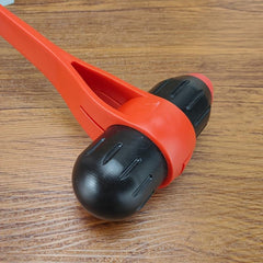Long Handle Silicone Trigger Point Massage Hammer for Back Massage