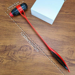 Long Handle Silicone Trigger Point Massage Hammer for Back Massage