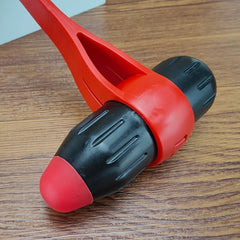 Long Handle Silicone Trigger Point Massage Hammer for Back Massage