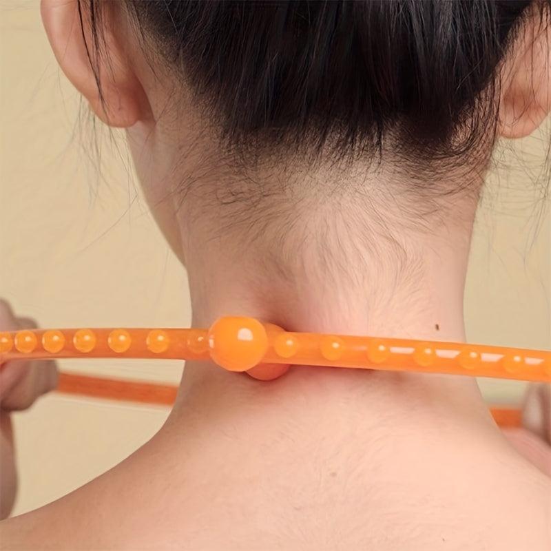 Manual Circle Neck & Back Massager ABS Handheld Muscle Self Massage