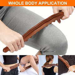 Wooden Scraping Stick 20 Massage Points Massage Roller Smoother