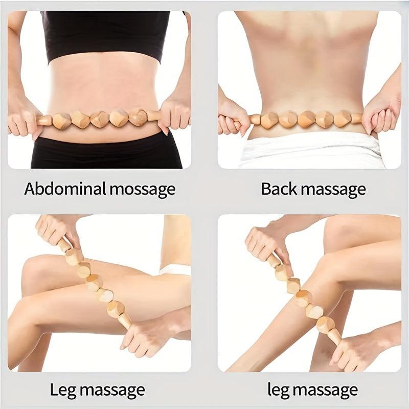4pcs Wooden Therapy Massage Tools for Deep Muscle Tissue Massage