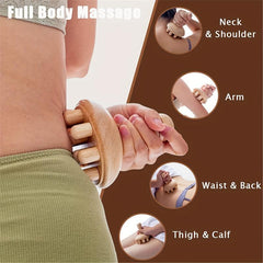 Manual Wood Therapy Massage Tool for Body Shaping Lymphatic Drainage