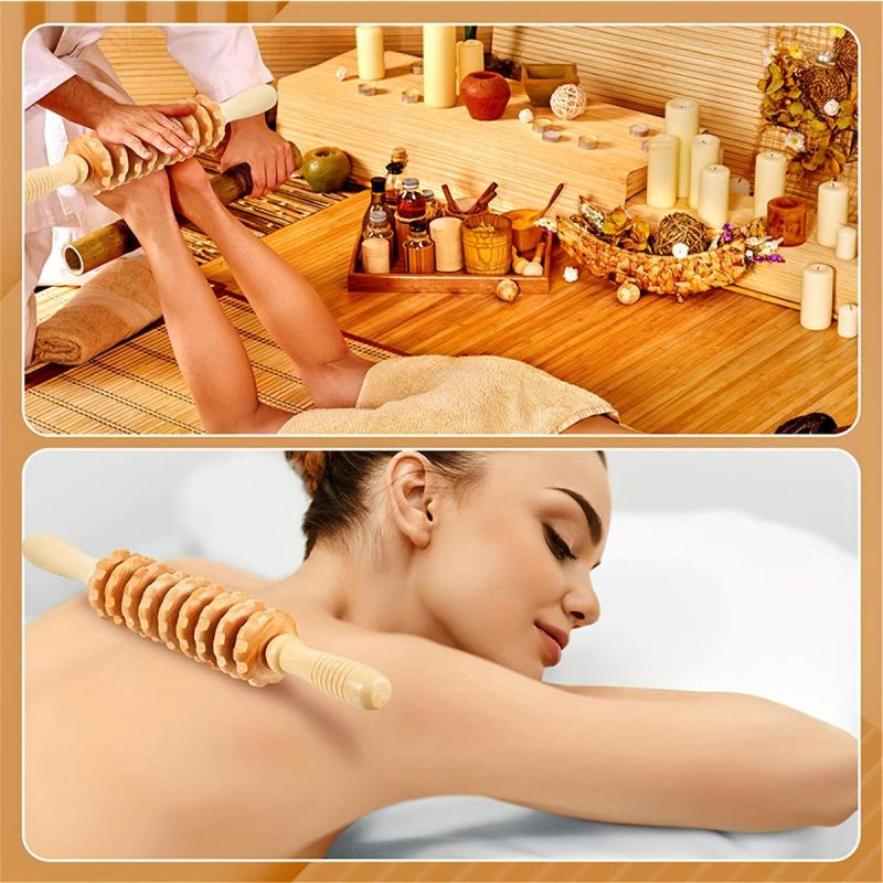 Manual Wood Therapy Massage Tool for Body Shaping Lymphatic Drainage