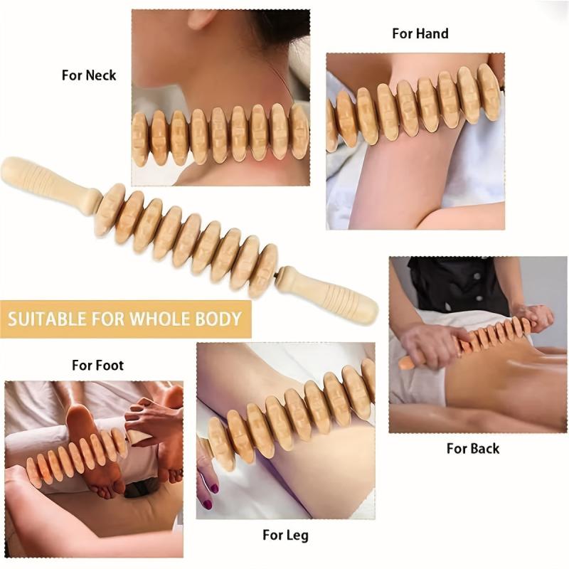 Manual Wood Therapy Massage Tool for Body Shaping Lymphatic Drainage