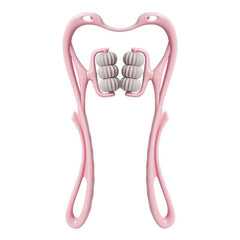 Handheld Neck Massager Roller for Pain Relief - 6 Balls Trigger Point Massager