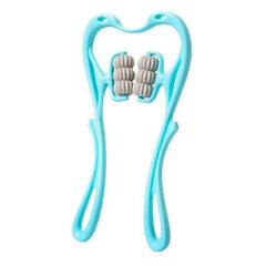 Handheld Neck Massager Roller for Pain Relief - 6 Balls Trigger Point Massager