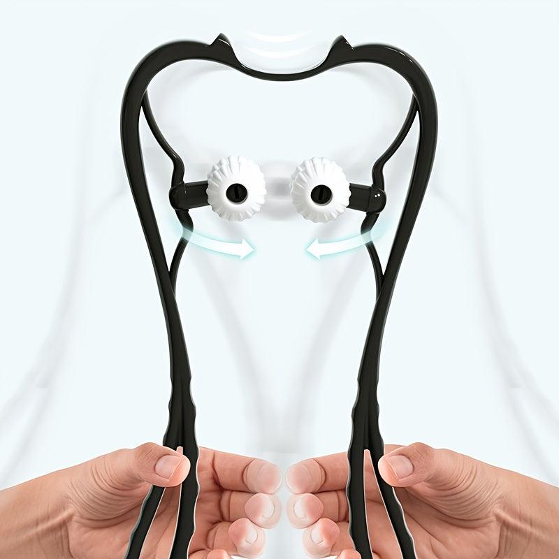 Manual Neck Massager Roller Self Muscle Massage Tool