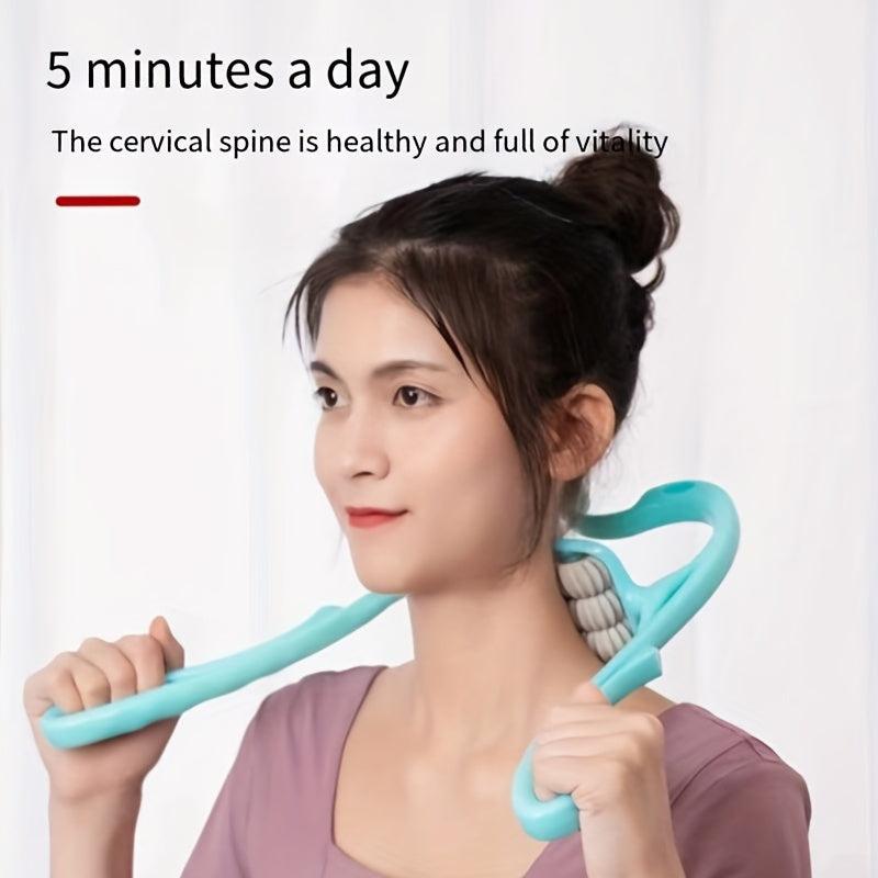 Cervical Massager Roller Ball Manual Clip Neck Shoulder Massage Instrument