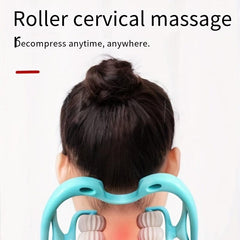 Cervical Massager Roller Ball Manual Clip Neck Shoulder Massage Instrument