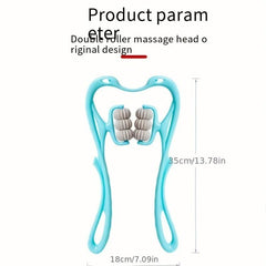 Cervical Massager Roller Ball Manual Clip Neck Shoulder Massage Instrument