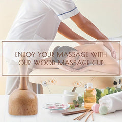3pcs Wood Massage Tools Kit Handheld Trigger Point Stick Massager