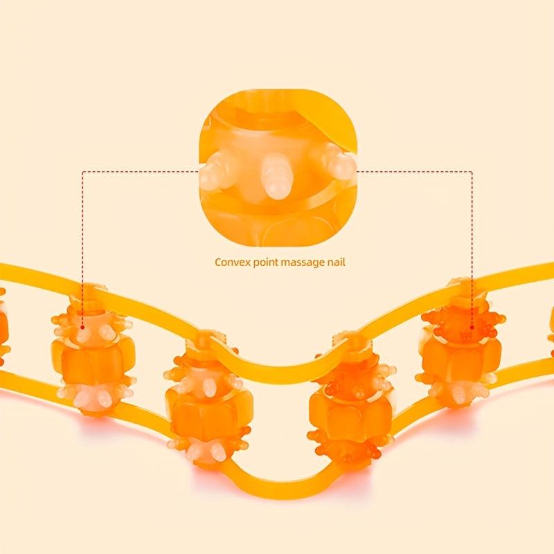 1pc Roller Type Back Strip Massager