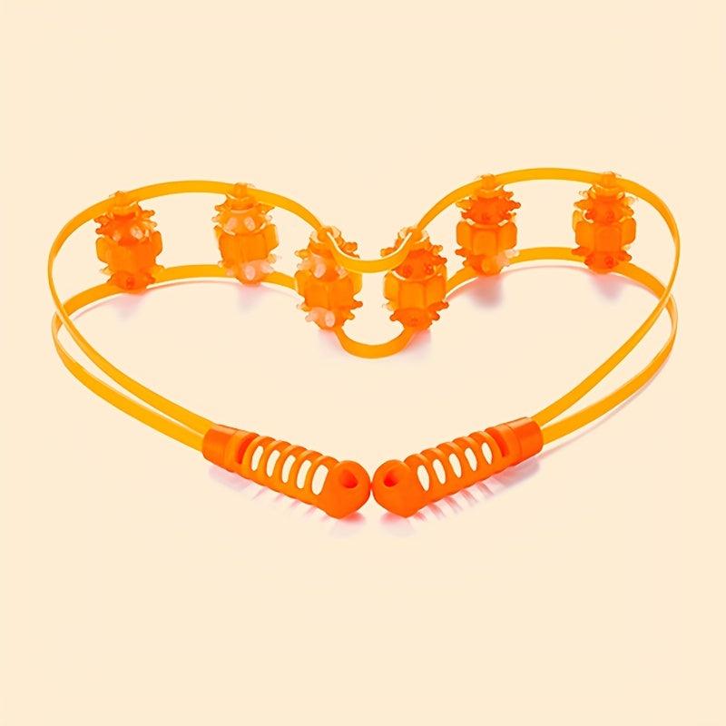 1pc Roller Type Back Strip Massager