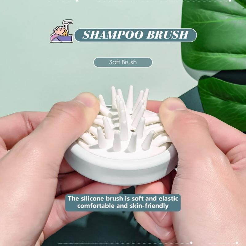 Japanese Shampoo Massage Brush Adult Comb Skin Head Cleaning Silicone