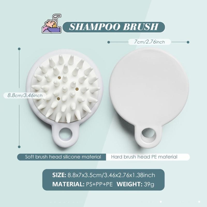 Japanese Shampoo Massage Brush Adult Comb Skin Head Cleaning Silicone
