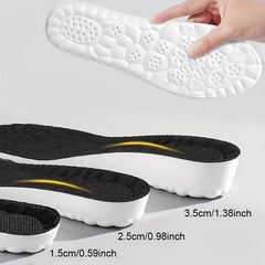 Height Enhancing Insoles Adjustable Heel Inserts Increase Height High Foot Pads