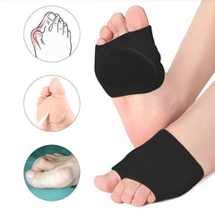 Silicone Gel Half Insoles for Correcting Hallux Valgus