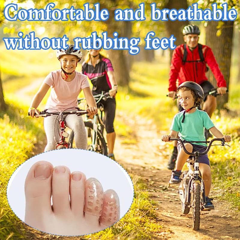 10pcs Silicone Toe Protectors Gel Toe Covers For Men Women