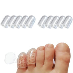 10pcs Silicone Toe Protectors Gel Toe Covers For Men Women