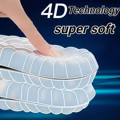 4D Massage Insoles Soft Sports Shoes Insole Arch Support Inserts