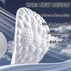 4D Massage Insoles Soft Sports Shoes Insole Arch Support Inserts