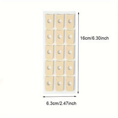 15 Pcs Latex Chicken Eye Stickers Toe Split Shoe Protective Pads