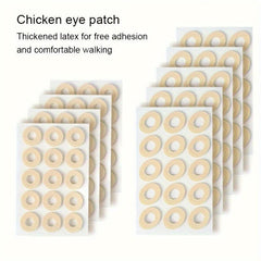 15 Pcs Latex Chicken Eye Stickers Toe Split Shoe Protective Pads