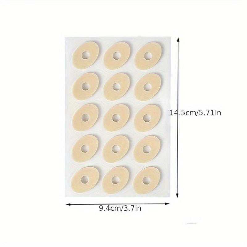 15 Pcs Latex Chicken Eye Stickers Toe Split Shoe Protective Pads