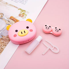 Animals Lens Box With Tweezers - Portable Companion Box for Travel