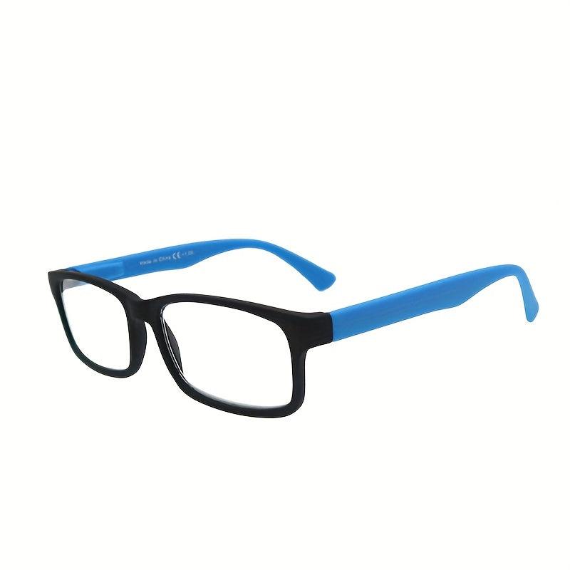 Women Men Reading Glasses Classic Square Rubber Frame Lightweight Readers