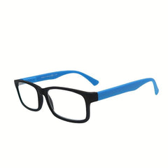 Women Men Reading Glasses Classic Square Rubber Frame Lightweight Readers
