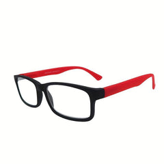 Women Men Reading Glasses Classic Square Rubber Frame Lightweight Readers
