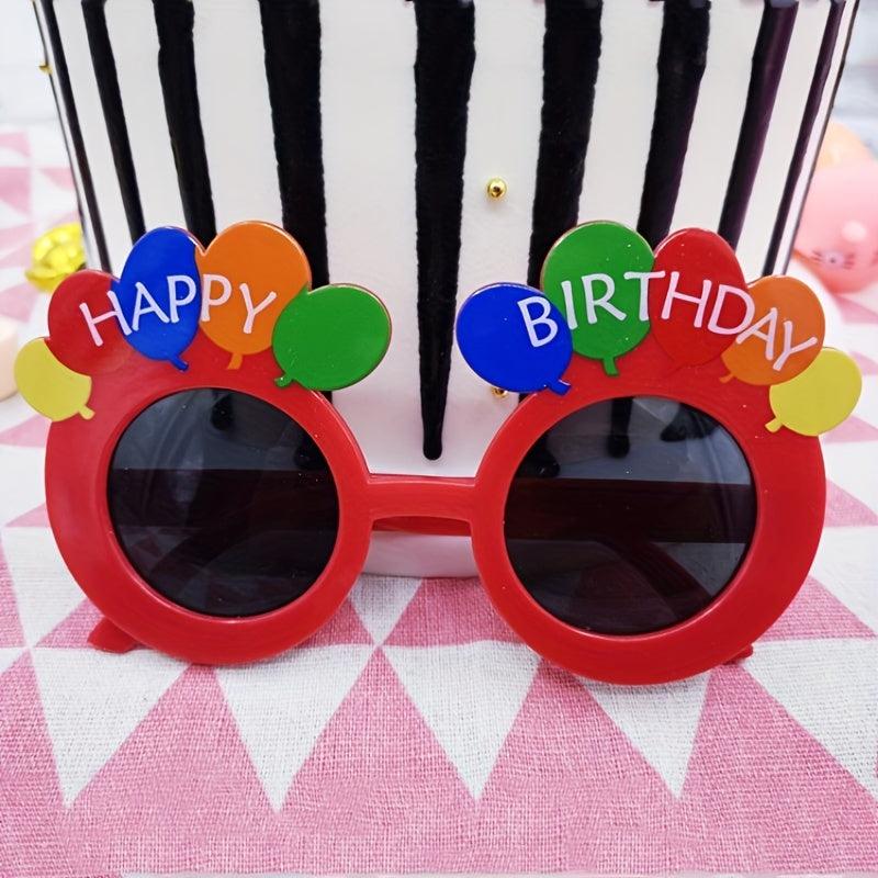 Birthday Cake Glasses Funny Party Props Dress Up Accessory