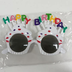 Birthday Cake Glasses Funny Party Props Dress Up Accessory