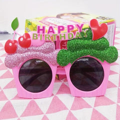 Birthday Cake Glasses Funny Party Props Dress Up Accessory