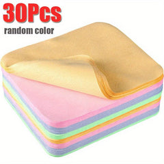 Chamois Glasses Cleaner Microfiber Cleaning Cloth 30-60pcs