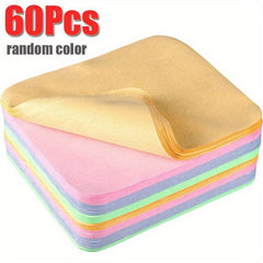 Chamois Glasses Cleaner Microfiber Cleaning Cloth 30-60pcs