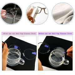5pcs Reusable Anti Fog Lens Cleaning Cloths for Glasses Screens Mirrors