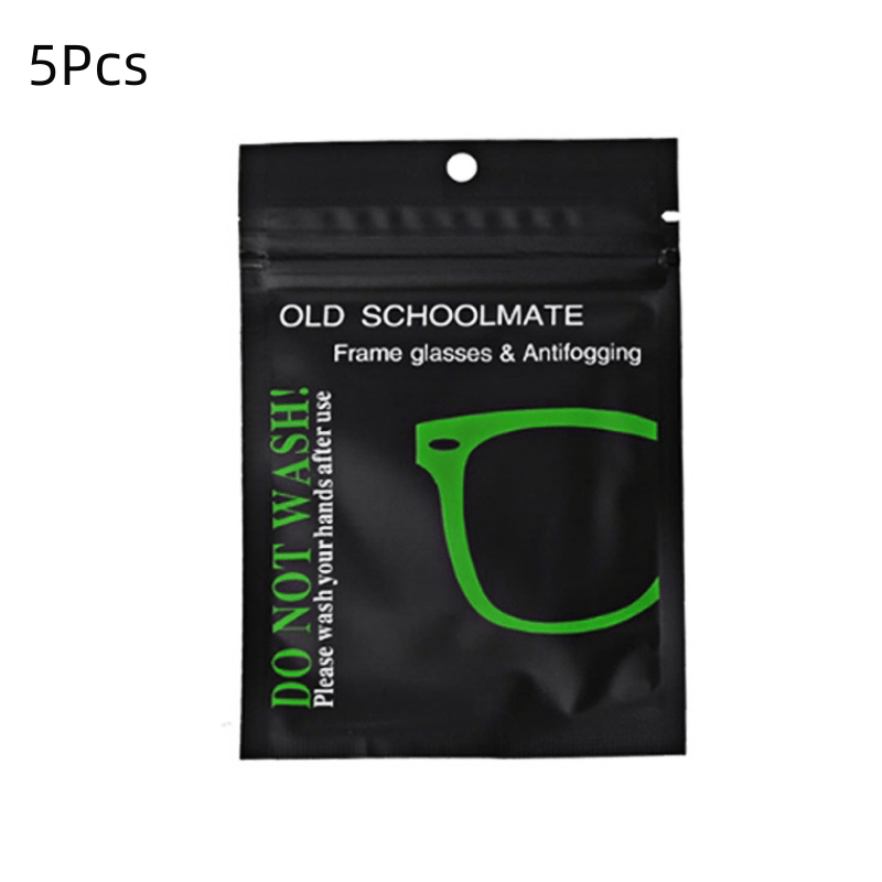 5pcs Reusable Anti Fog Lens Cleaning Cloths for Glasses Screens Mirrors
