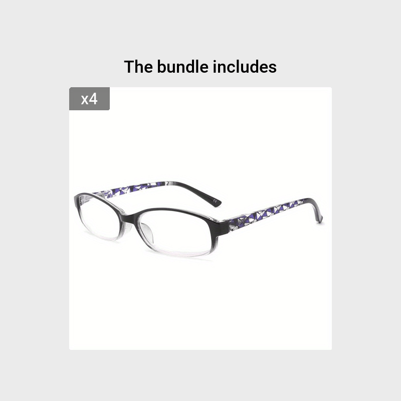 Light Blocking Ladies Reading Glasses Spring Hinge Anti Glare UV Eyeglasses